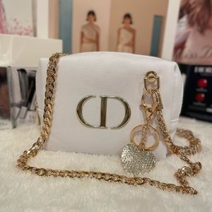 Dior Beauty White Pouch with FREE Samples